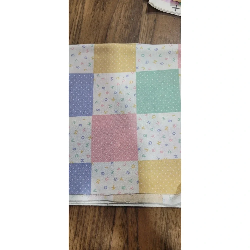 9 Assorted Cotton Blend Fabric Material Care Bear Baby